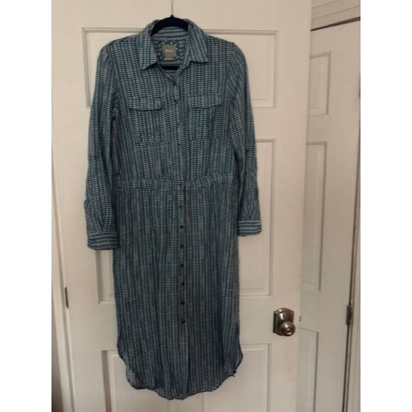 Maeve Dresses & Skirts - Anthropologie Maeve Midi Shirt dress, size 4